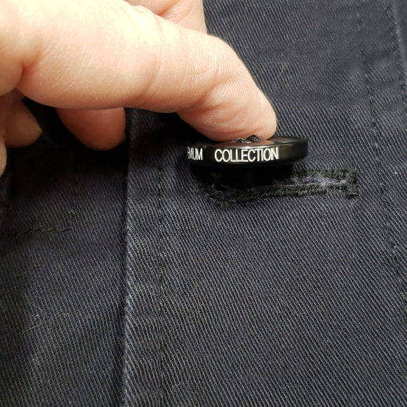 Jack & Jones Men's Black Military Style Technic Blazer Jacket Size 52 - Picture 10 of 16